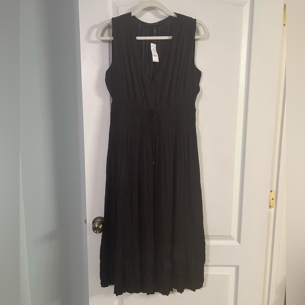 Nwt White House Black Market Black Sundress size small